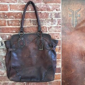 Frye Vintage Studded XL Tote